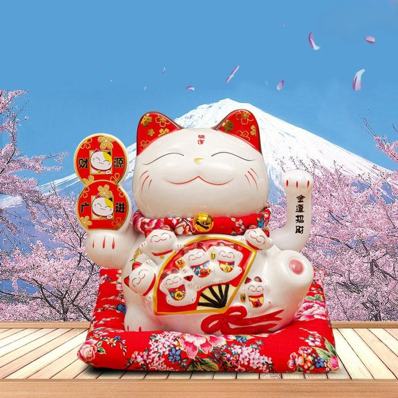 The Fortune Cat Waving Paw