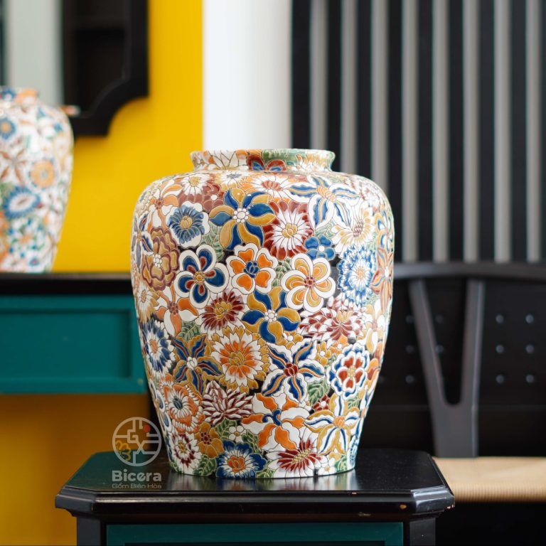 The Hundred Flowers Ceramic Stool